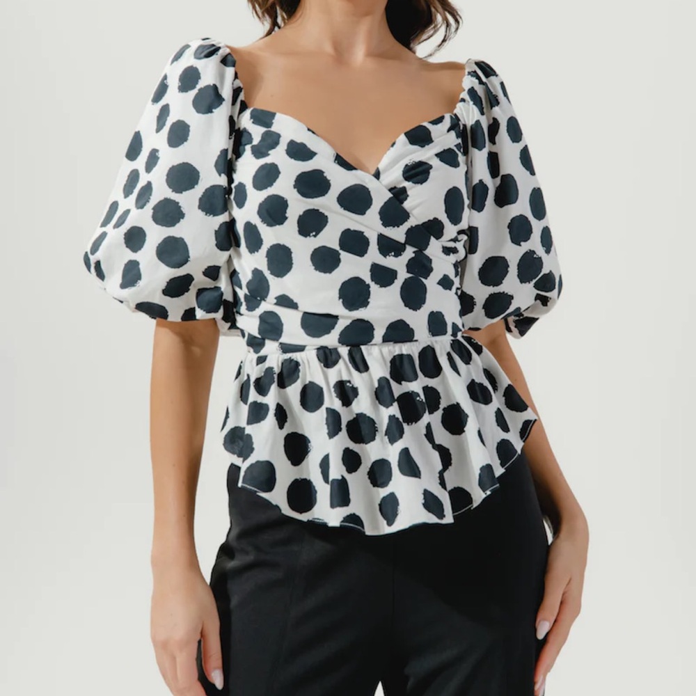 NWT Sugarlips peplum blouse
